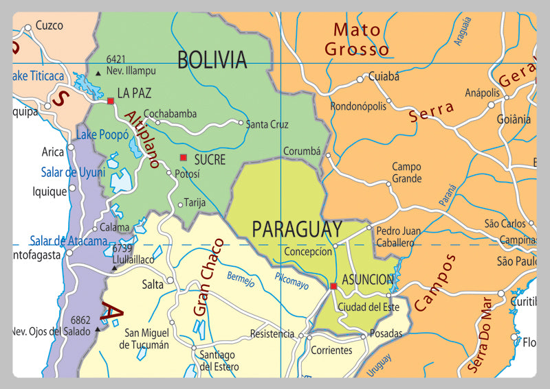 South America Political Map