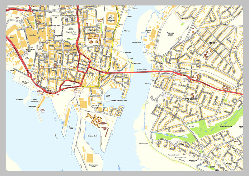 Southampton Street Map