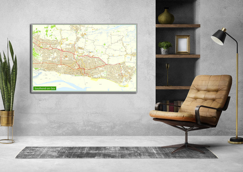Southend on Sea Street Map