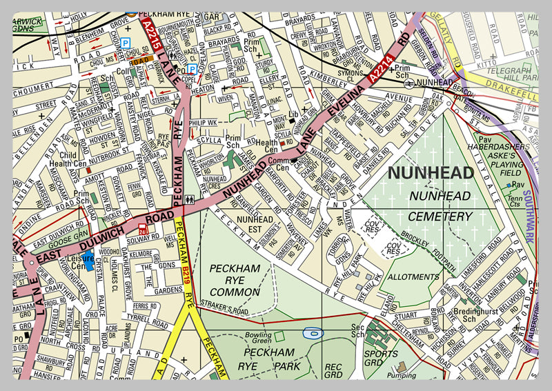 Southwark London Borough Map– I Love Maps