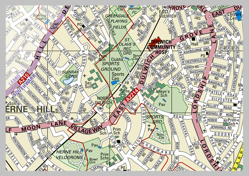 Southwark London Borough Map
