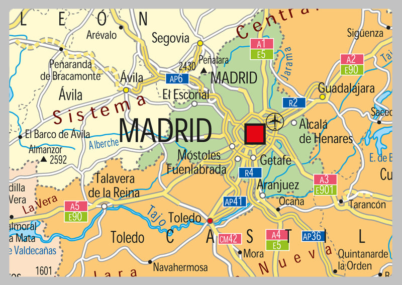 Spain Political Map