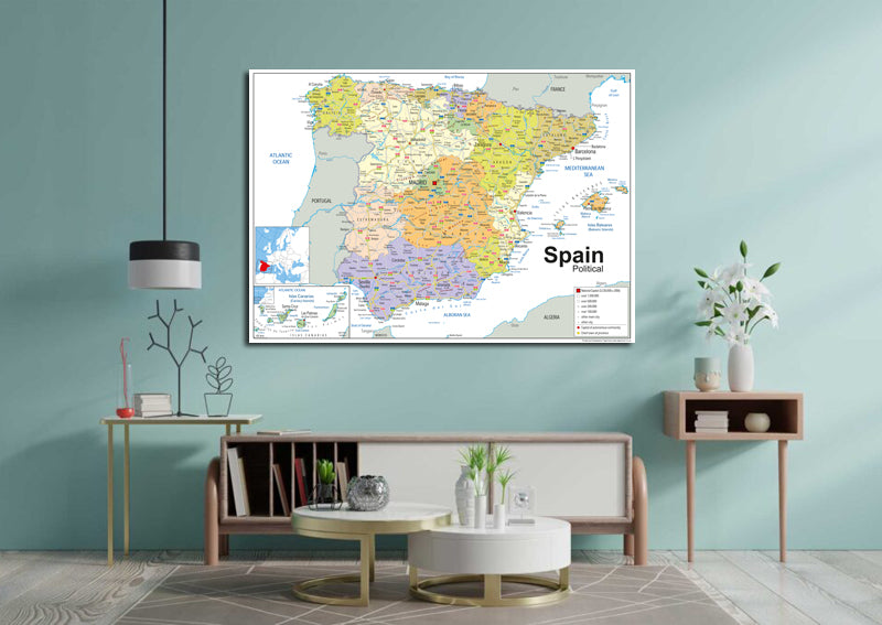 Spain Political Map