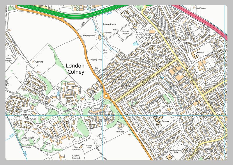 St Albans Street Map