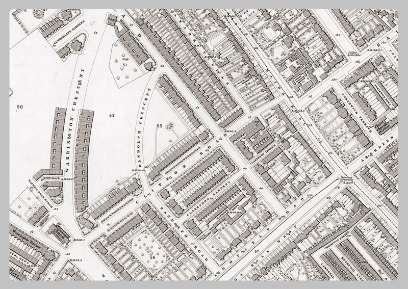 London 1872 Ordnance Survey Map - Sheet XXIV - St John's Wood