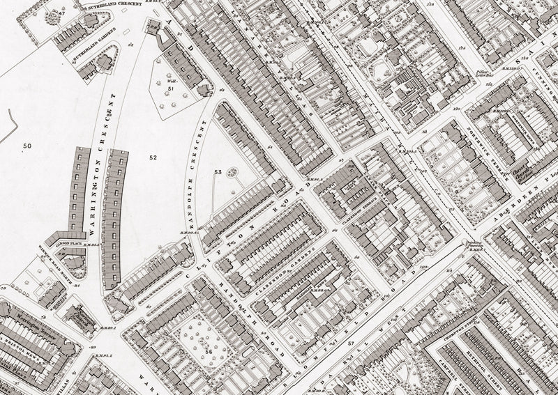 London 1872 Ordnance Survey Map - Sheet XXIV - St John's Wood