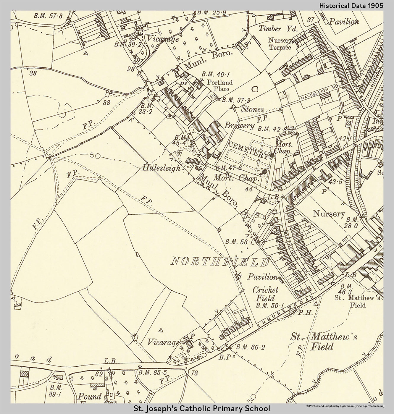 Carhampton Map The Somerset Collection - Postcode Centred set of 3 maps. Historical-A ...