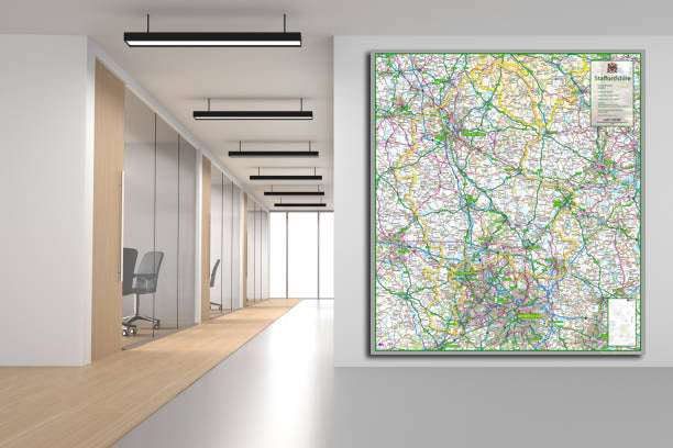 Staffordshire County Map
