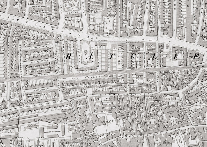 London 1872 Ordnance Survey Map - Sheet XXXVII - Stepney