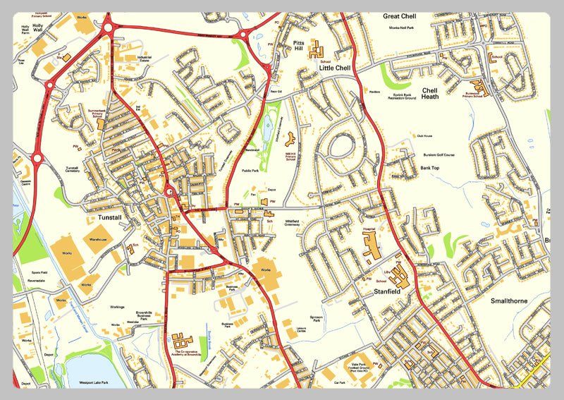 Stoke Postcode Stoke on Trent Street Map– I Love Maps