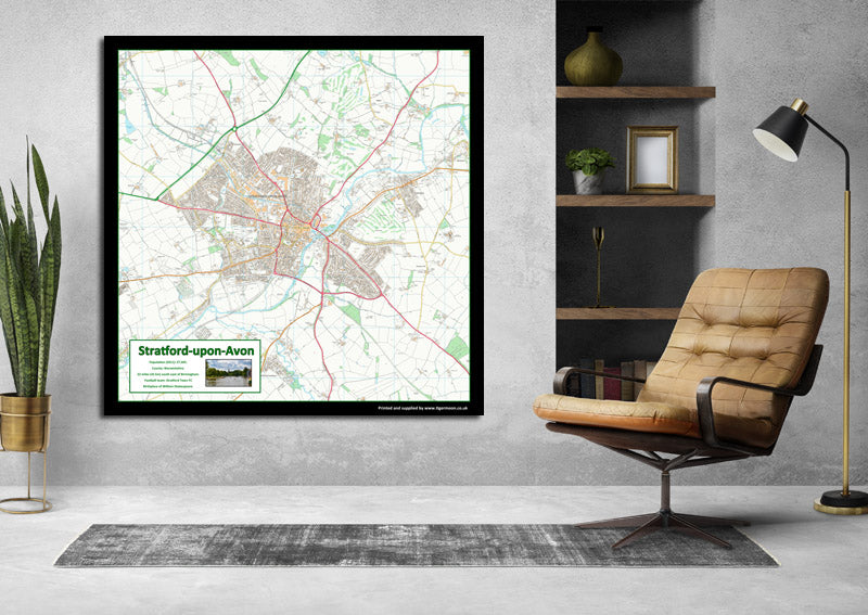Stratford-upon-Avon Street Map