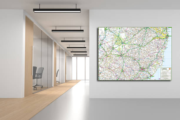 Postcode Map North Suffolk Suffolk County Map– I Love Maps