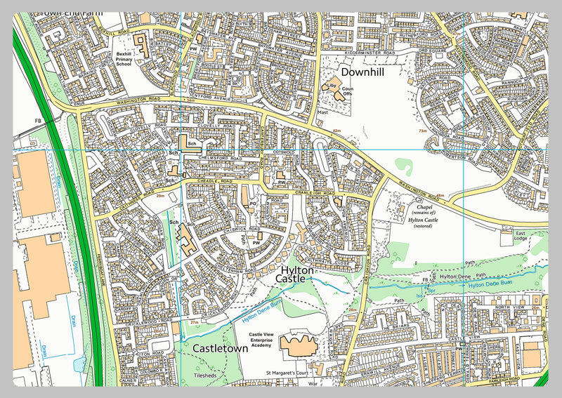 Sunderland Street Map