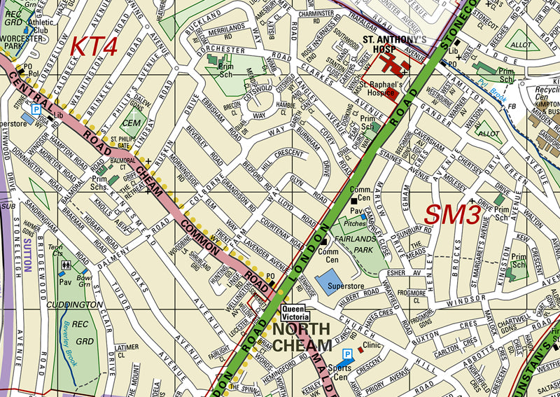 Sutton London Borough Map– I Love Maps