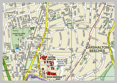 Sutton London Borough Map– I Love Maps