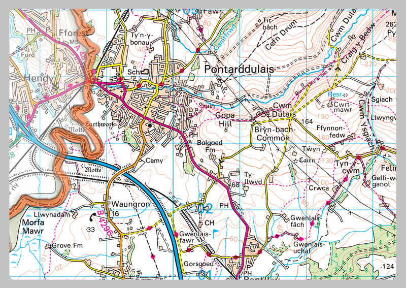 Swansea County Map