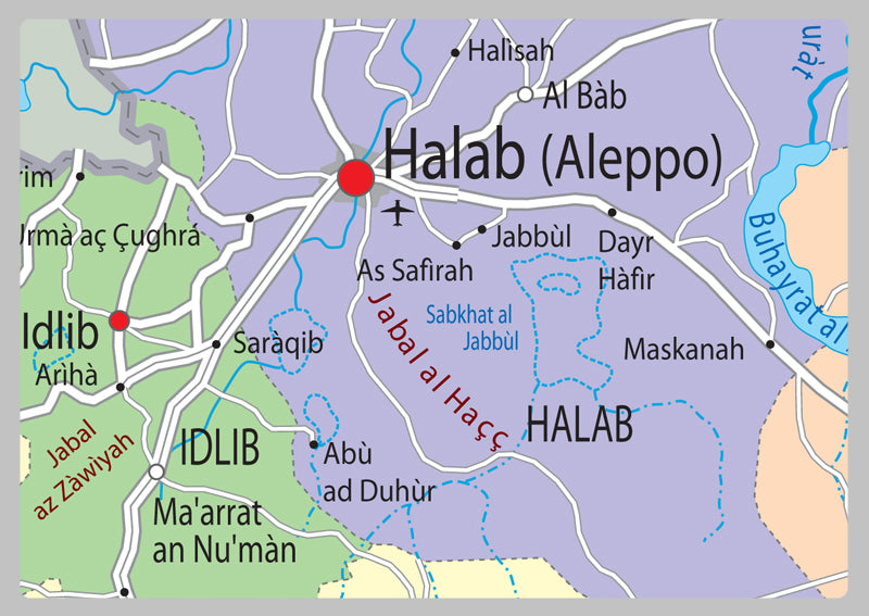 Syria Political Map