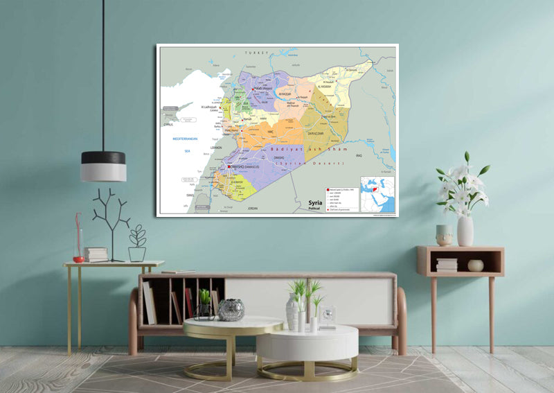 Syria Political Map