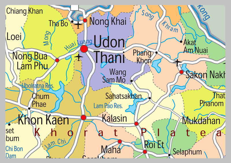 Thailand Political Map