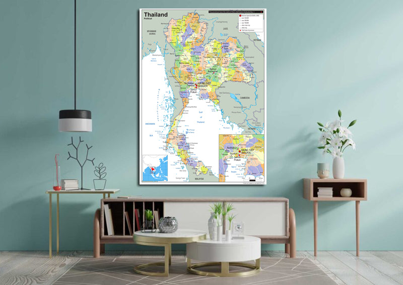 Thailand Political Map