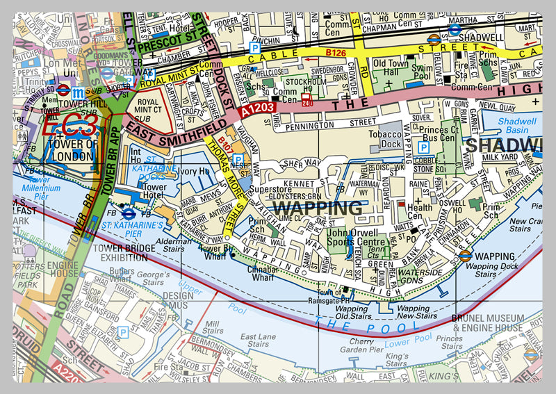 Tower Hamlets London Borough Map