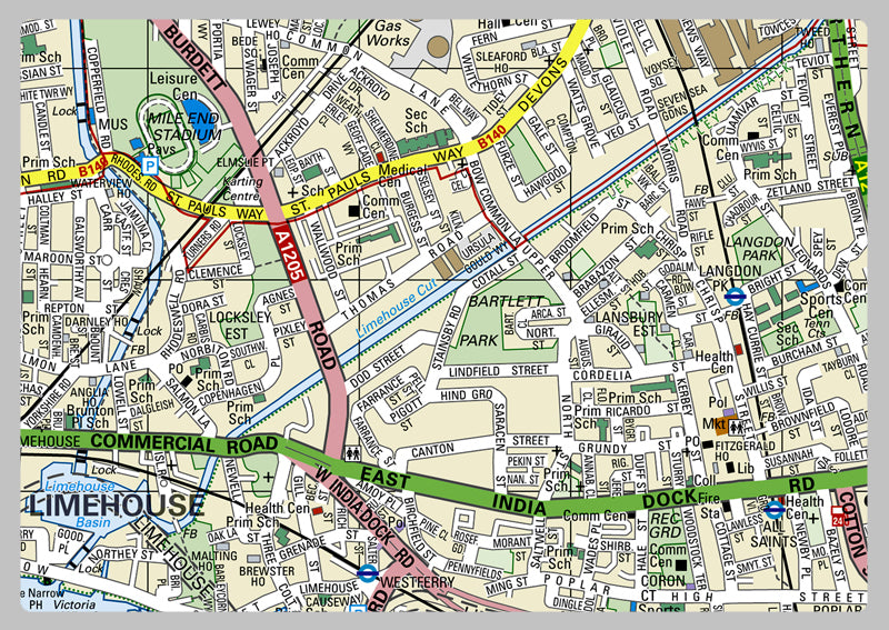 Tower Hamlets London Borough Map– I Love Maps