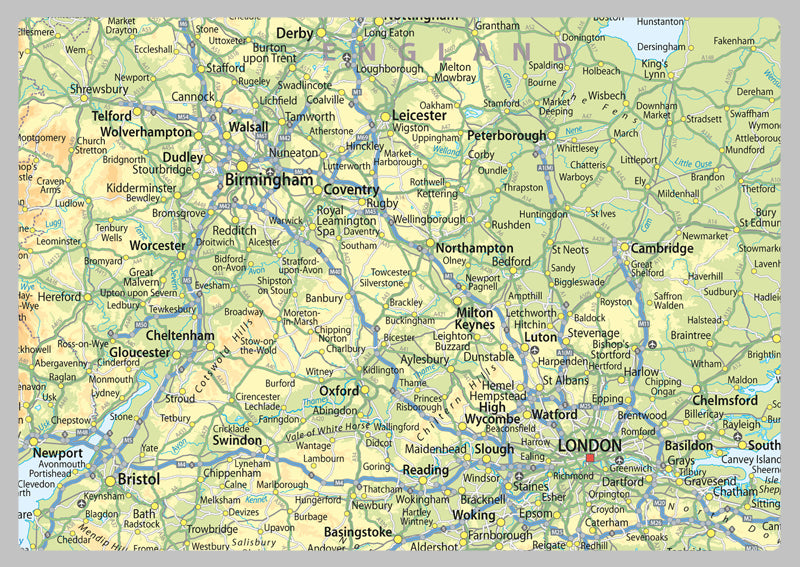 United Kingdom of Great Britain and Northern Ireland Map