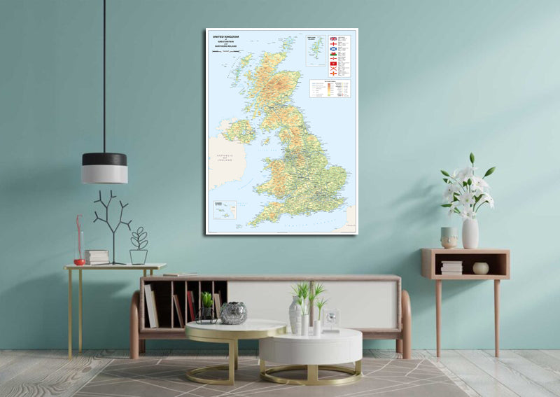 United Kingdom of Great Britain and Northern Ireland Map