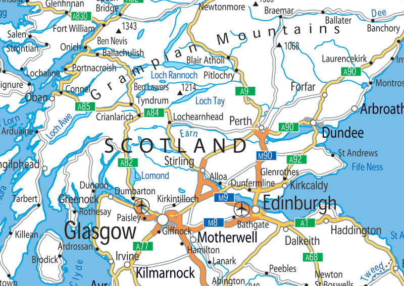 United Kingdom Road Map