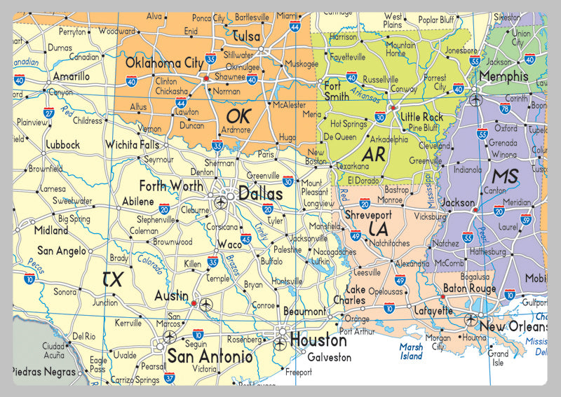 USA Political Map