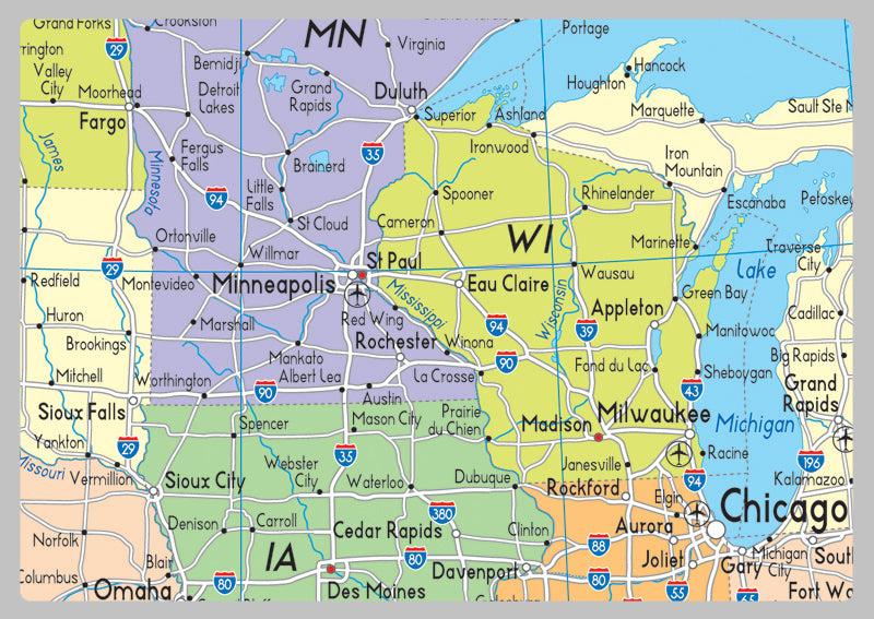 USA Political Map