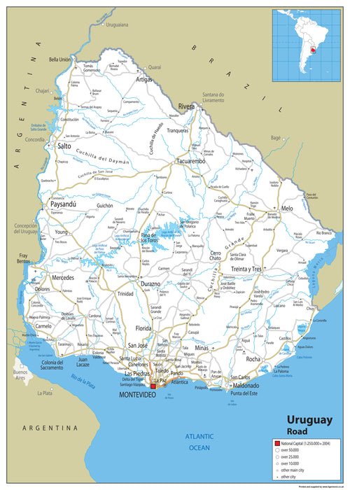 Uruguay Road Map