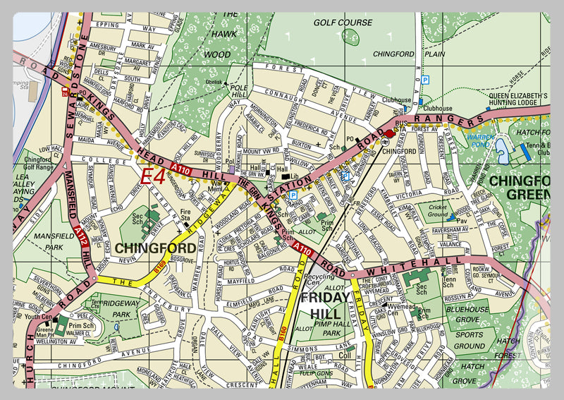 Waltham Forest London Borough Map