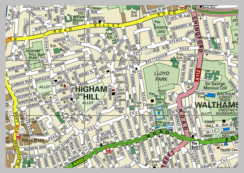 Waltham Forest London Borough Map
