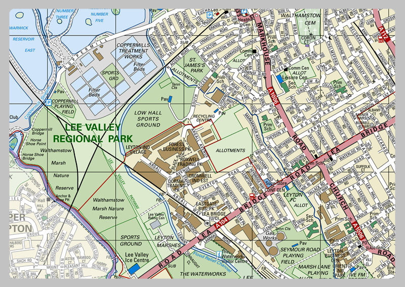 Waltham Forest London Borough Map