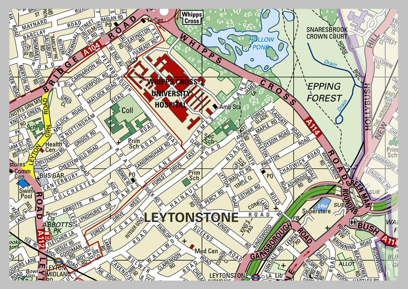 Waltham Forest London Borough Map