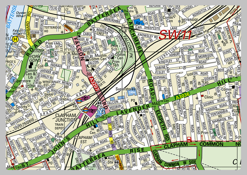 Wandsworth London Borough Map