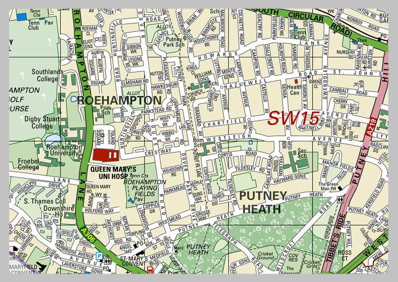 Wandsworth London Borough Map– I Love Maps