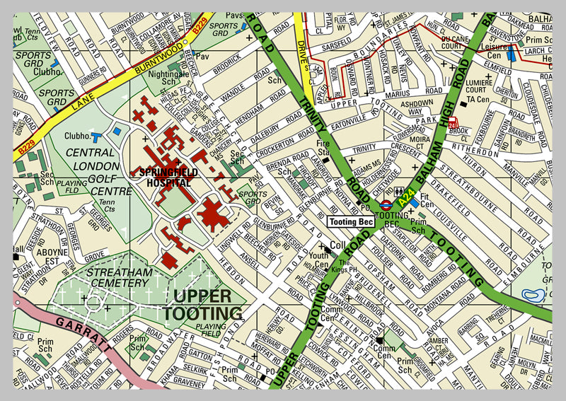 Wandsworth London Borough Map