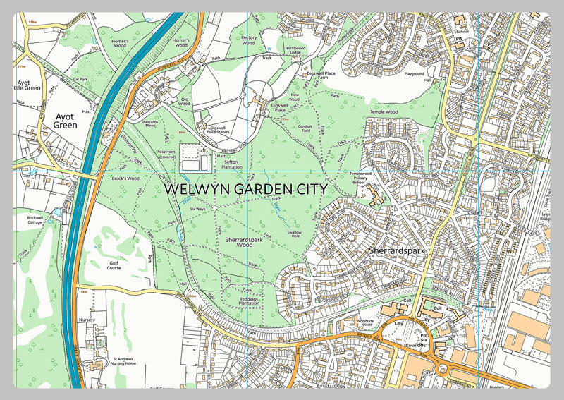 Welwyn Garden City Street Map I Love Maps Welwyn Garden City Street Map I Love Maps