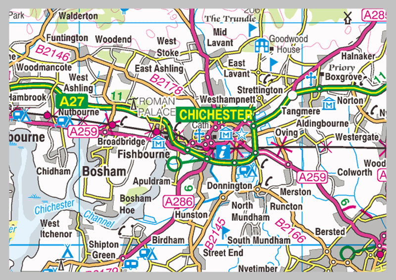 West Sussex County Map