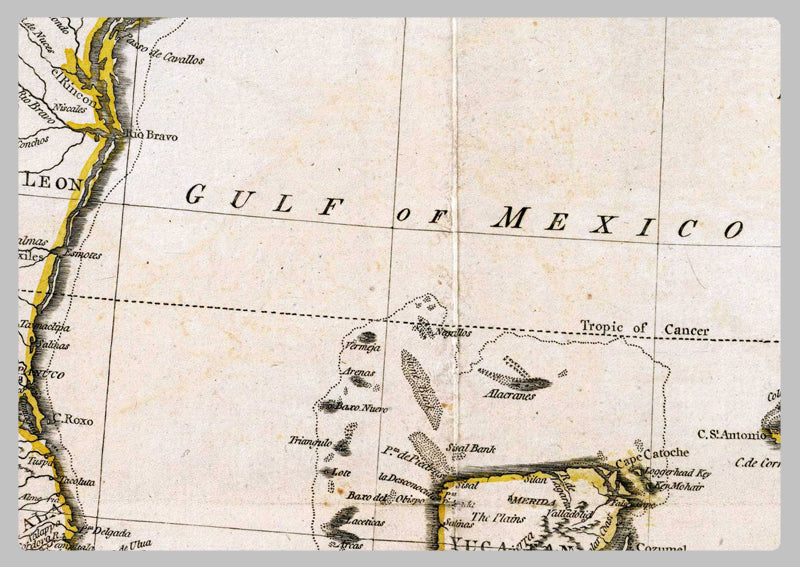 1774 - Map of the West Indies by Samuel Dunn