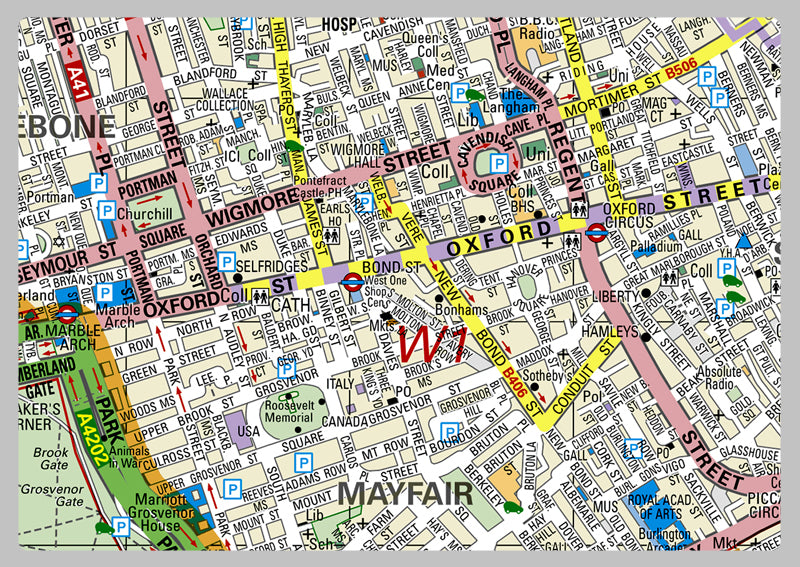 Westminster London Borough Map