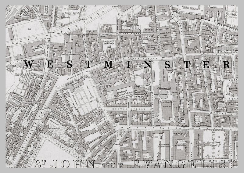 London 1872 Ordnance Survey Map - Sheet XLIII - Westminster– I Love Maps