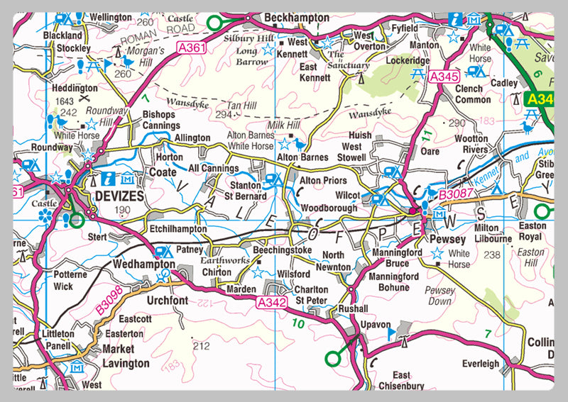 Wiltshire County Map