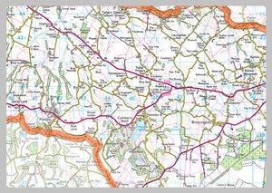Wrexham County Map– I Love Maps