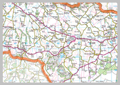 Wrexham County Map– I Love Maps