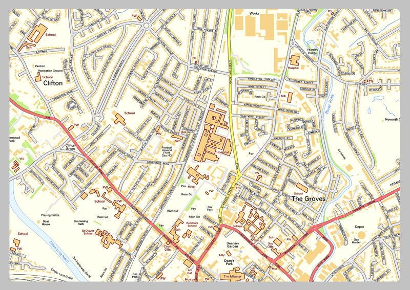 York Street Map