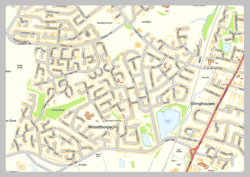 York Street Map