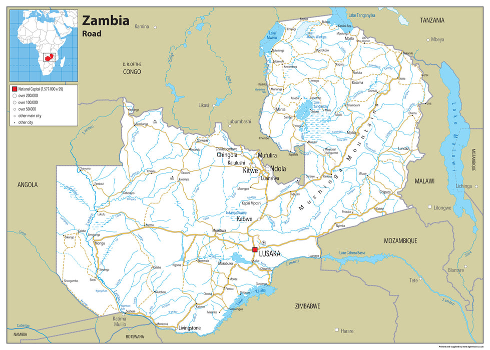 Zambia Road Map